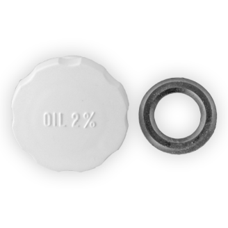 White Fuel Tank Cap Classic Piaggio Ciao-Sc-Bravo-50ccm 2T Ac 270586 Fuel Tanks and Accessories Rms Classic