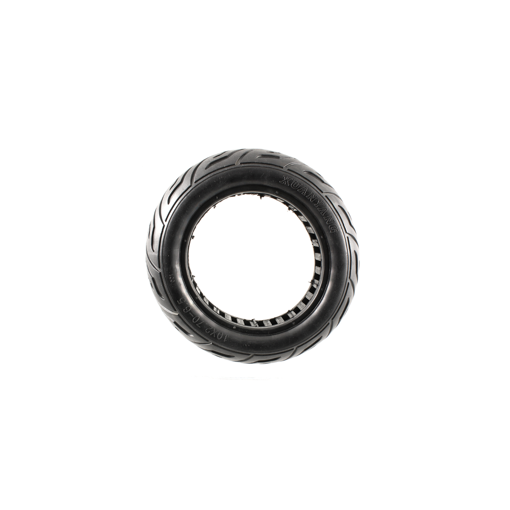Copertone Monopattino Elettrico - 10 X 2,7 - 70/65-6,5, Nero, Piena