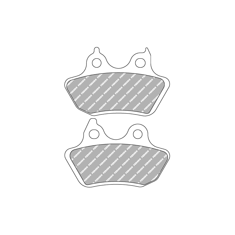 Ferodo Plaquettes de Frein Platine Route FDB2202P Plaquettes de frein Ferodo