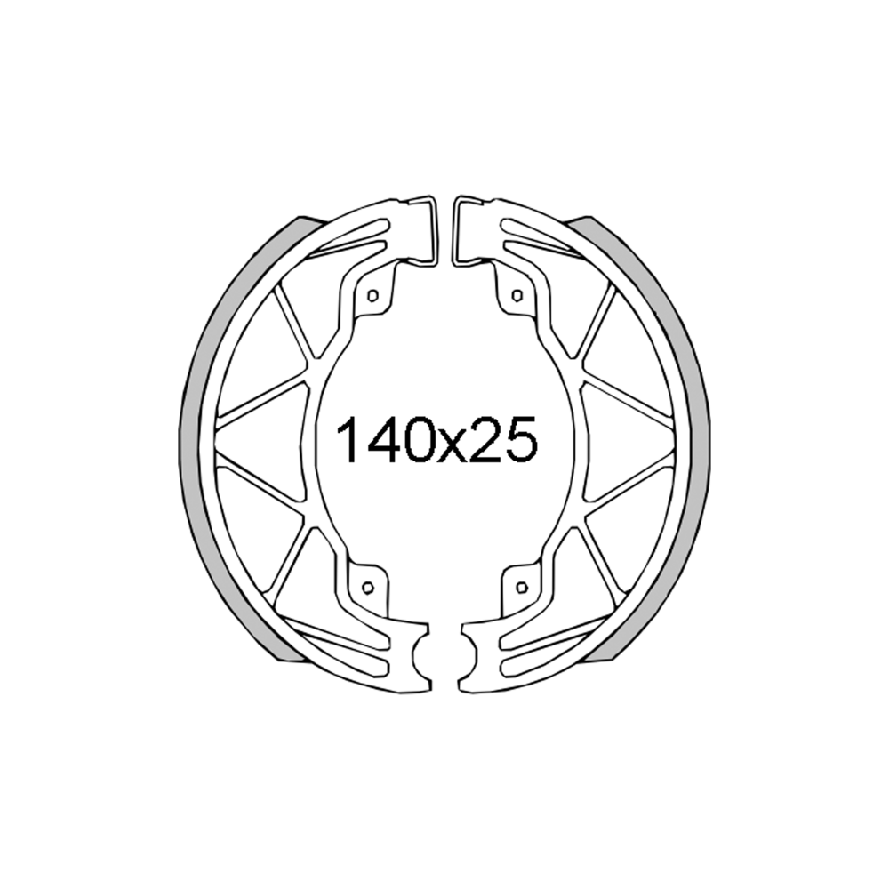 RMS Zapatas freno trasero Piaggio Liberty 4tHexagon Lx 125cc 1998gt Zapatas de freno RMS