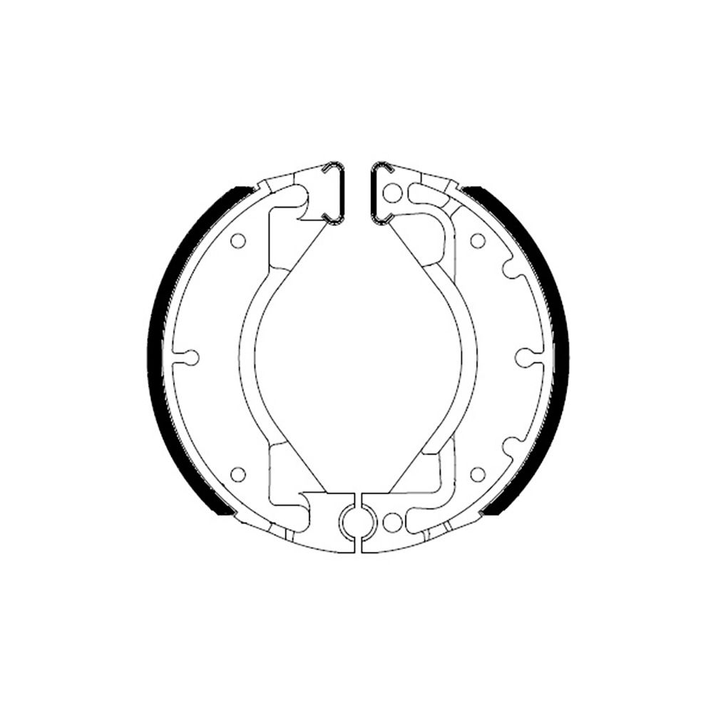 FERODO Brake Shoes ECO FSB738A Brake Shoes Ferodo