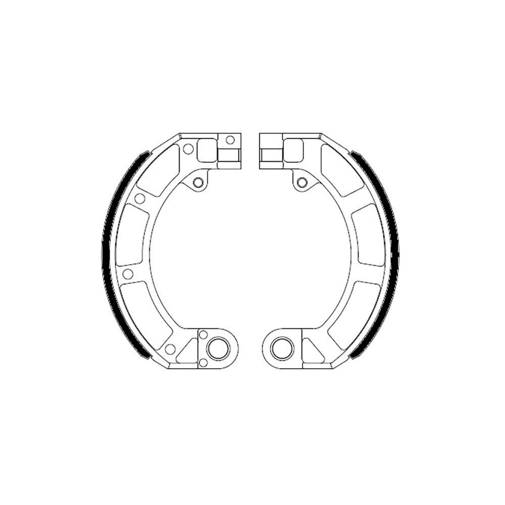 Ganasce Freno FERODO ECO FSB891A Bremsbacken Ferodo