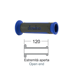 Manopole Domino Turismo Antracite/Blu