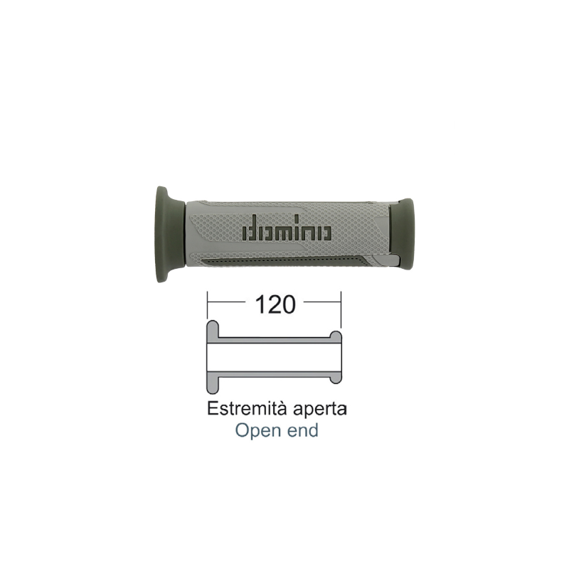 Manopole Domino Turismo Grigio/Verde Manopole Domino