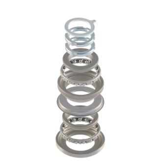 RMS Complete steering head bearing set Piaggio Beverly 125-250cc Motorcycle Headset RMS