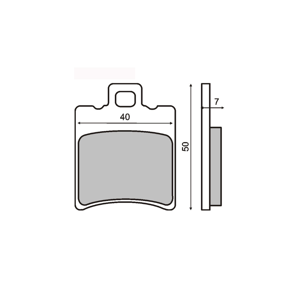 Plaquettes de frein frittées Sinter-Tech Malaguti F12 Plaquettes de frein RMS