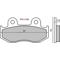Pastiglie Freno Organiche Honda Sh 125-150cc