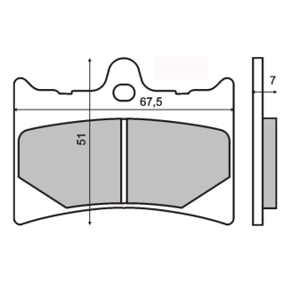 Pastiglie Freno Sinter-Tech Aprilia Rs 125