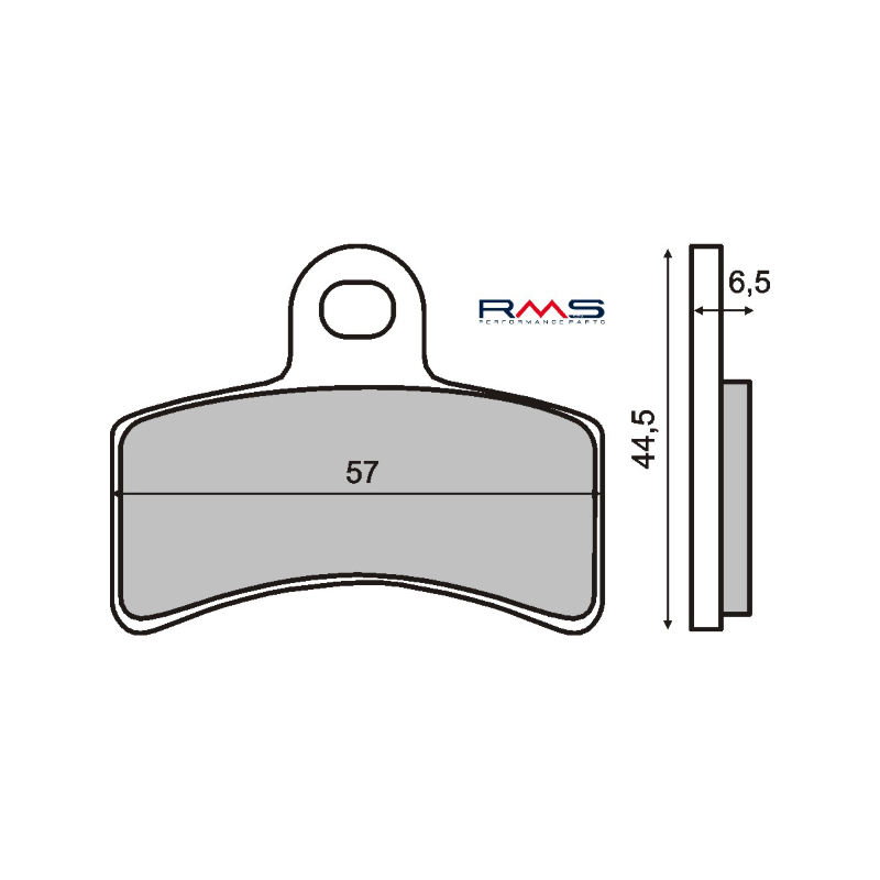 Plaquettes de Frein Organiques RMS Gas Gas 125-200-250cc Plaquettes de frein RMS