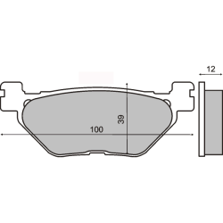 Pastiglie Freno Organiche Yamaha T-Max 500cc