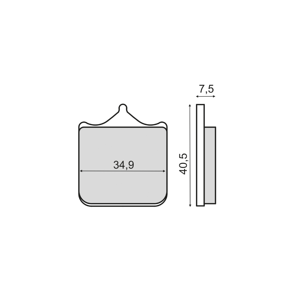 RMS Organic Brake Pads Ktm 690 Sm R Brake Pads RMS