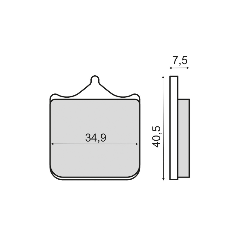  Organic Brake Pads Ktm 690 Sm R Brake Pads RMS