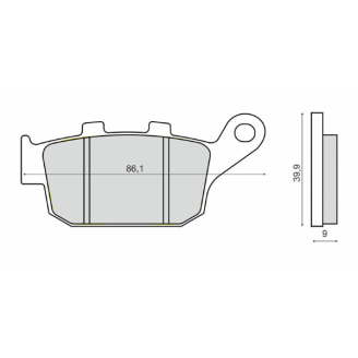 Pastiglie Freno Sinter-Tech Honda Cbr 650F