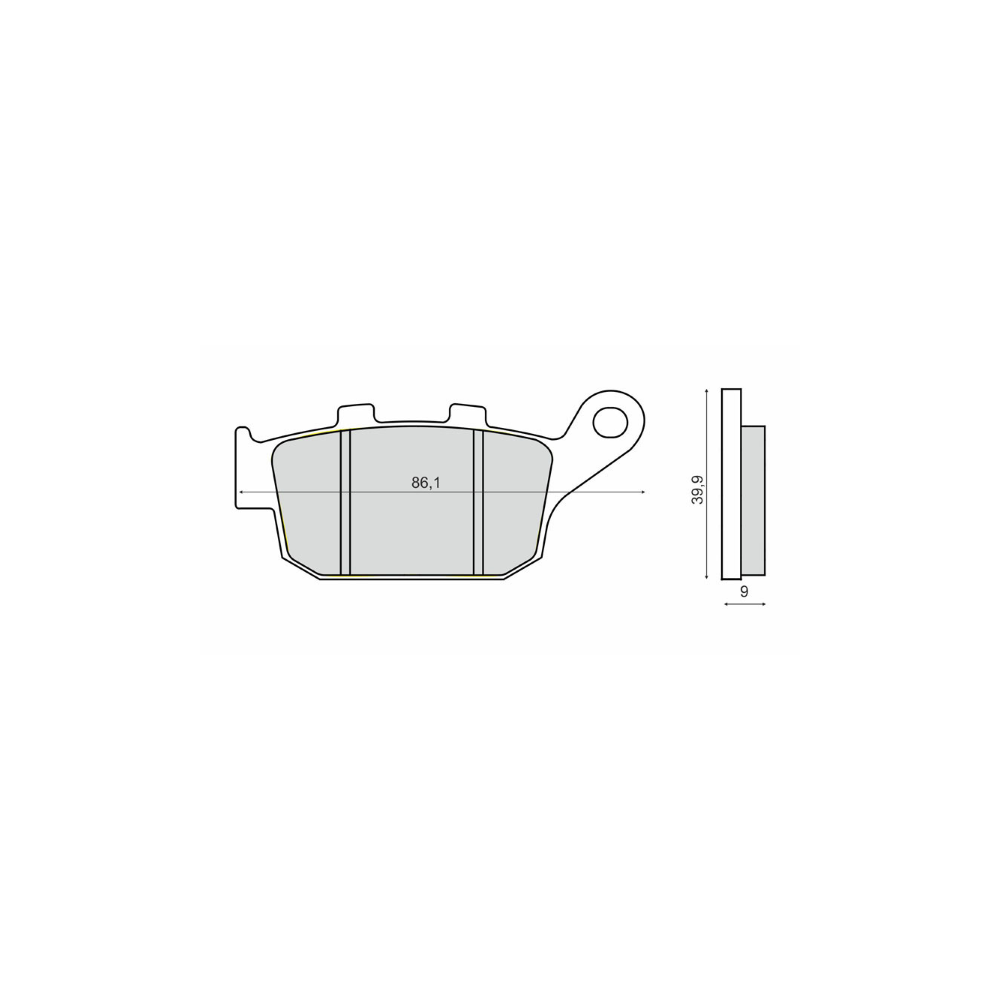 Pastiglie Freno Sinter-Tech Honda Cbr 650F