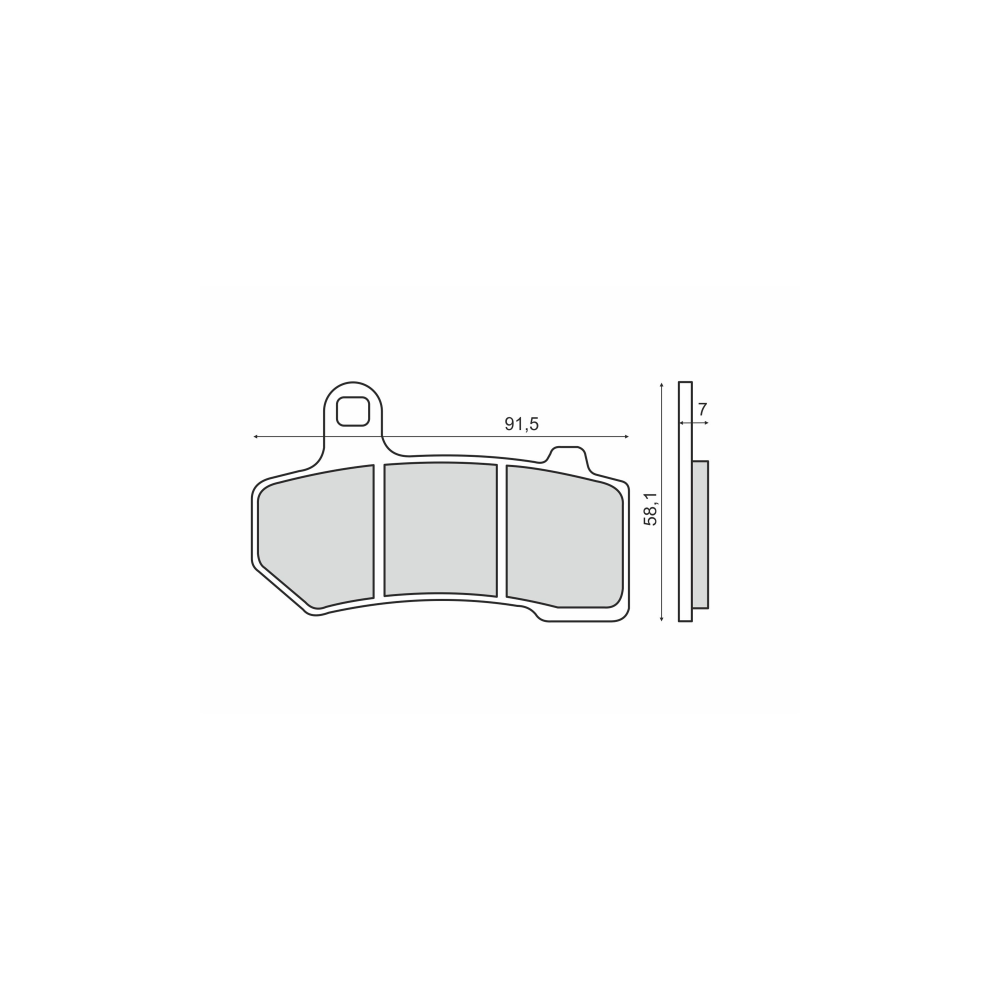 Pastiglie Freno Sinter Sinterizzate Harley Davidson Vrsca 1130 V-Rod