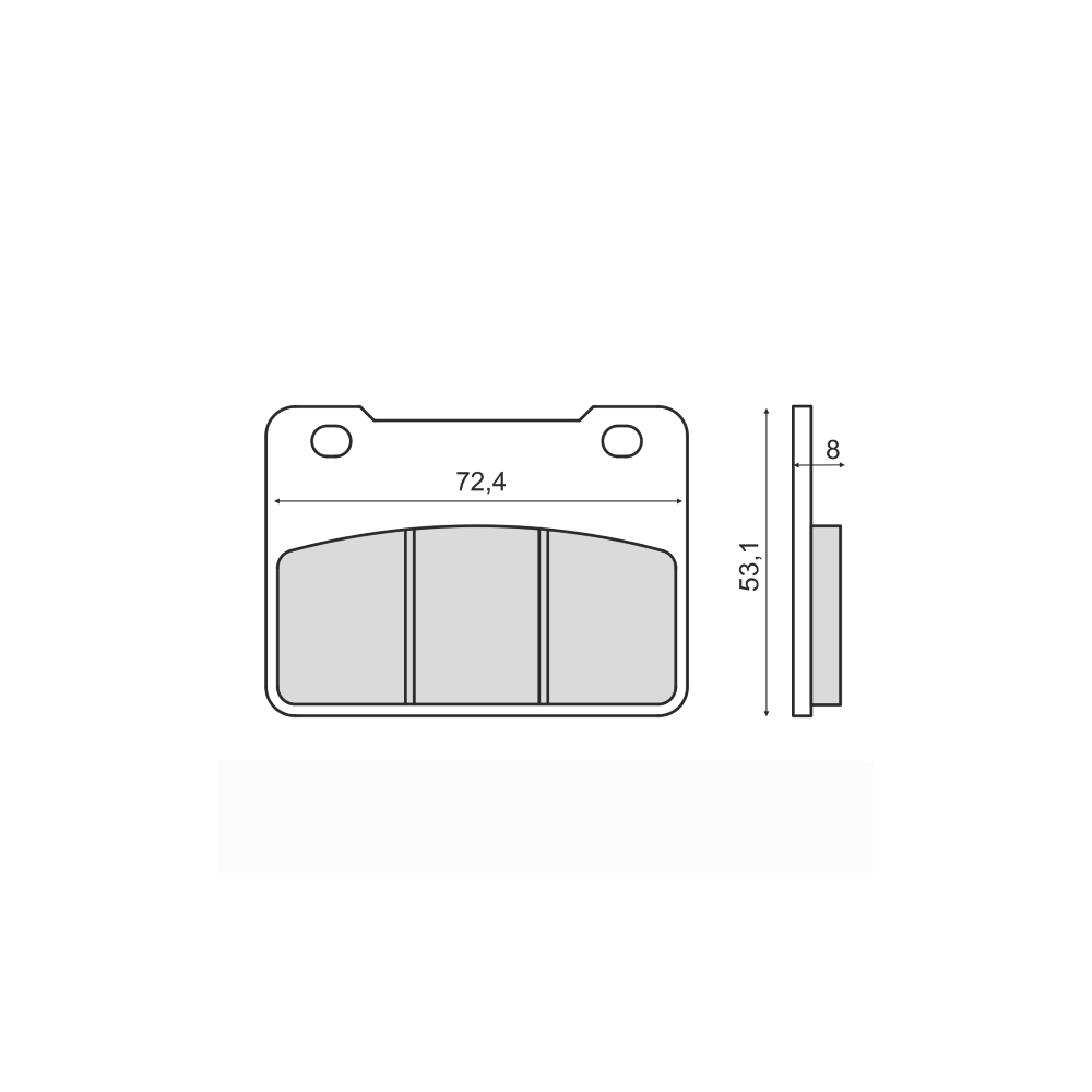 Pastiglie Freno Sinter-Tech Sym Maxsym 400cc