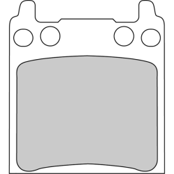 Ferodo Plaquettes de Frein Platine Route FDB134P Plaquettes de frein Ferodo