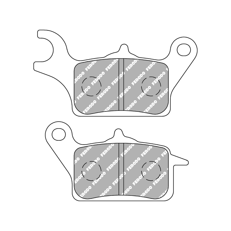 Ferodo Brake Pads Eco Friction FDB2297EF Brake Pads Ferodo