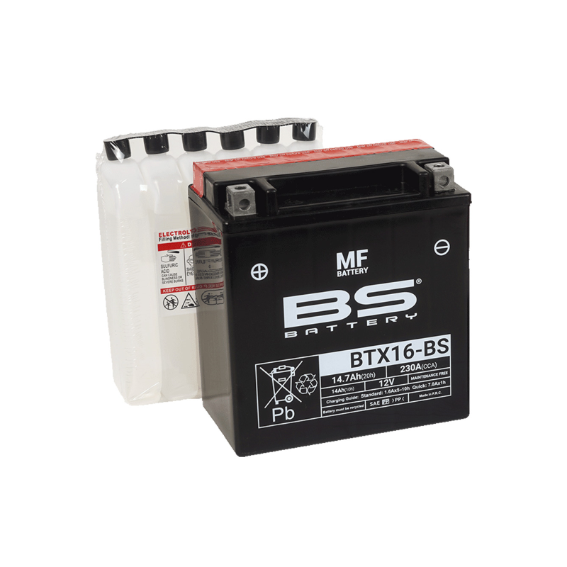 Batteria Bs Mf BTX16-Bs Batterie al Piombo BS-Battery