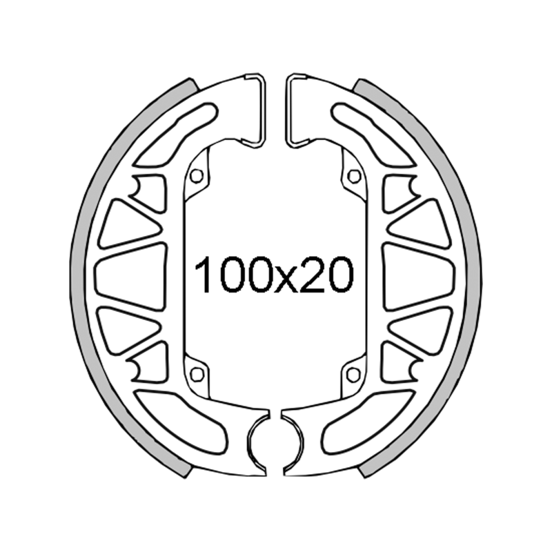 RMS Brake shoes Piaggio SferaZipQuartz 50cc Brake Shoes RMS