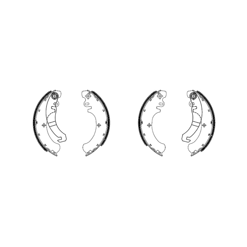 Ferodo Brake Shoes FSB886EF Brake Shoes Ferodo