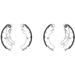 Ferodo Brake Shoes FSB886EF Brake Shoes Ferodo