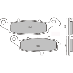 Pastiglie Freno Sinter-Tech Kawasaki Klr 650cc