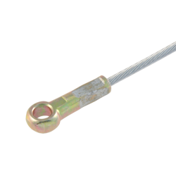 Cables rear brake with eyelet 50 PZ. RMS Classic Piaggio Vespa Transmission Cables Rms Classic