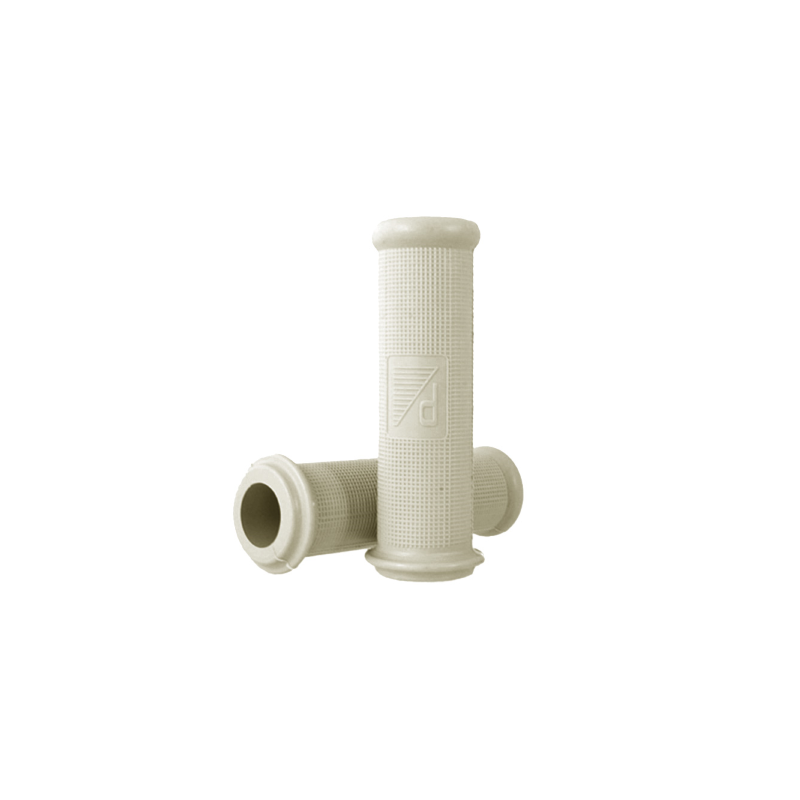 Coppia Manopole Beige Ø 24 Classic Per Piaggio Vespa 50 L-R/125 Vma-Vnb 1-2/150 Vba Manopole Rms Classic