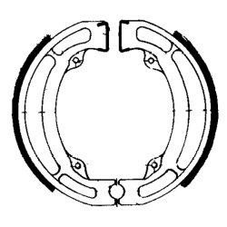 Mâchoires de frein FERODO FSB723 mâchoires de frein Ferodo