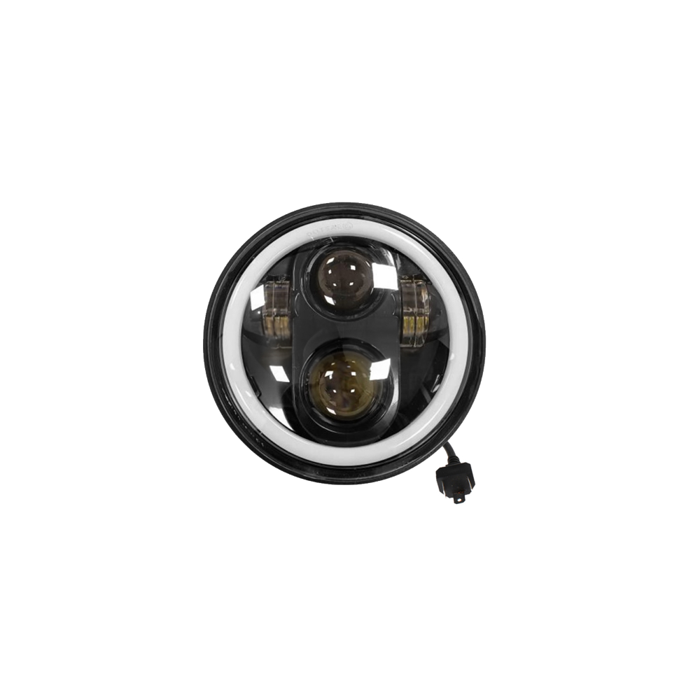 Fanale completo anteriore Evok Iron Led per Vespa PX Evok