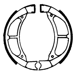 Ferodo Brake Shoes FSB739 Brake Shoes Ferodo