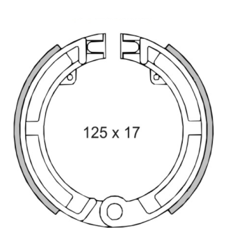 Ganasce freno anteriori RMS Classic Piaggio Vespa 50cc/Et3/Primaver...