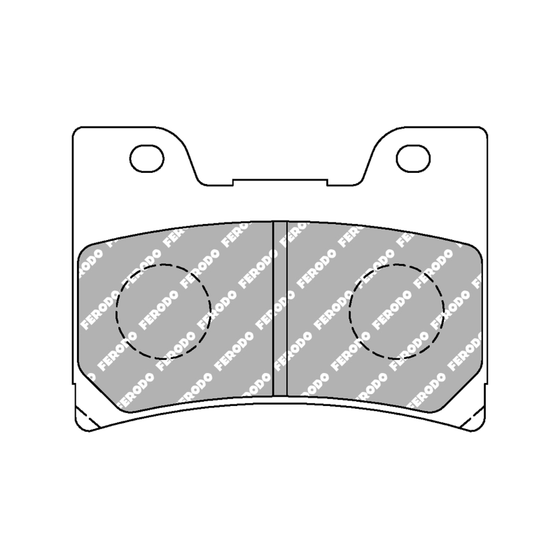 Plaquettes de frein Ferodo Sinter Grip Road FDB666ST Plaquettes de frein Ferodo