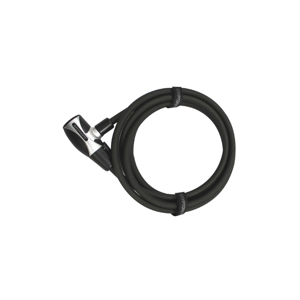 Lucchetto Cavo Spirale Kryptoflex 1518 - Nero