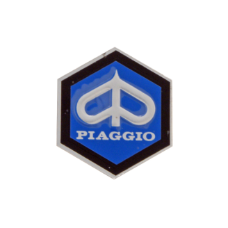 Targhetta Scudetto esagonale scudo anteriore RMS Classic Piaggio 15...