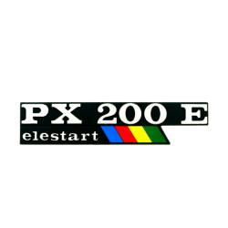 Targhetta Cofano Laterale Classic Piaggio Vespa Px200cc Elestart 198658