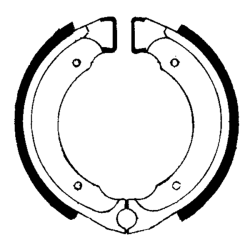 Ganasce Freno Ferodo FSB727 Bremsbacken Ferodo