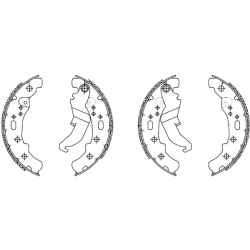 Ferodo Brake Shoes FSB983EF Brake Shoes Ferodo