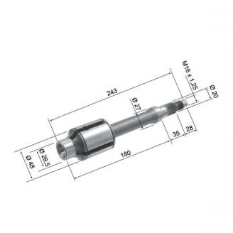 Albero secondario RMS Classic Piaggio Vespa Px/Cosa 125-150-200cc 2...