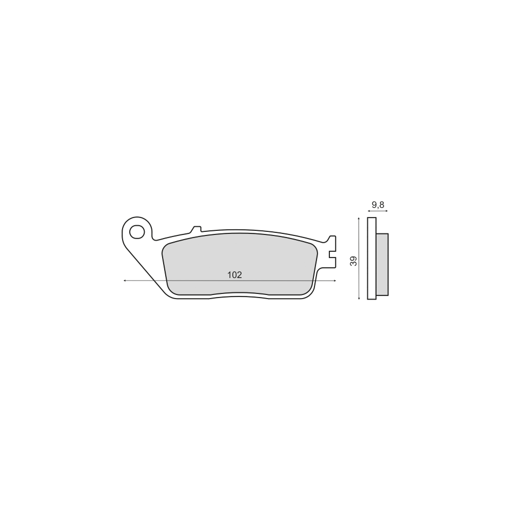 Pastiglie Freno Organiche Honda Integra