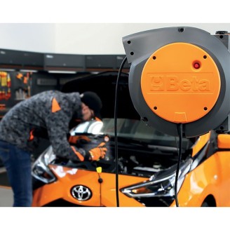 Kabelaufroller Durchmesser 3x1,5MM-15MTS-H07 +Schuko Verschiedenes für die Werkstatt BETA