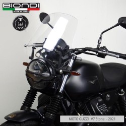 Windschutzscheibe Moto Guzzi V7 III 17-20 V9 Bobber Transparent für MOTO GUZZI V7 III 18-20 und andere Modelle Sonstiges Zubehör BIONDI
