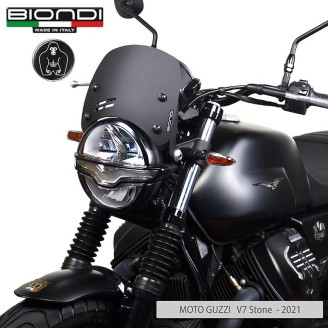 Carénage Moto Guzzi V7 III 17-20 V9 Bobber Noir Satiné pour MOTO GUZZI V7 III 18-20 et d'autres modèles Autres accessoires BIONDI