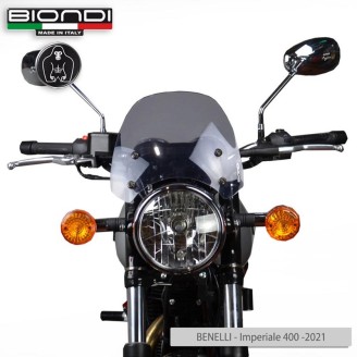 Windschutzscheibe Benelli Imperiale 400SPORT Rauchgrau für BENELLI Imperiale 400 21- und andere Modelle Sonstiges Zubehör BIONDI