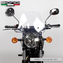 Pare-brise Benelli Imperiale 400TOURING Transparent pour BENELLI Imperiale 400 21- et d'autres modèles Autres accessoires BIONDI