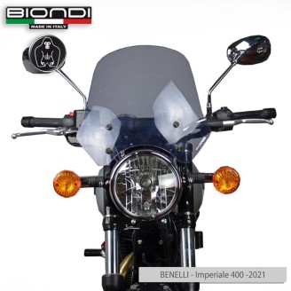 Windschutzscheibe Benelli Imperiale 400TOURING Rauchgrau für BENELLI Imperiale 400 21- und andere Modelle Sonstiges Zubehör BIONDI