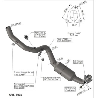 KIT COLLETTORI RACING HONDA X-ADV 750 17- Honda X-Adv 750 17- LEOVINCE