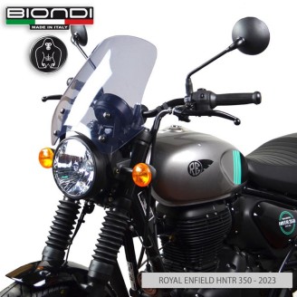 Pare-brise Royal Enfield HNTR350 23- Touring Fumé Clair pour ROYAL ENFIELD HNTR 350 23- Autres accessoires BIONDI
