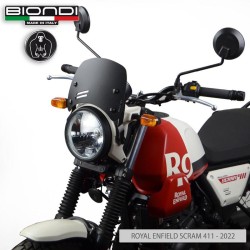 Cúpula Royal Enfield SCRAM411 22- Negro Satinado para ROYAL ENFIELD Scram 411 22- Otros accesorios BIONDI